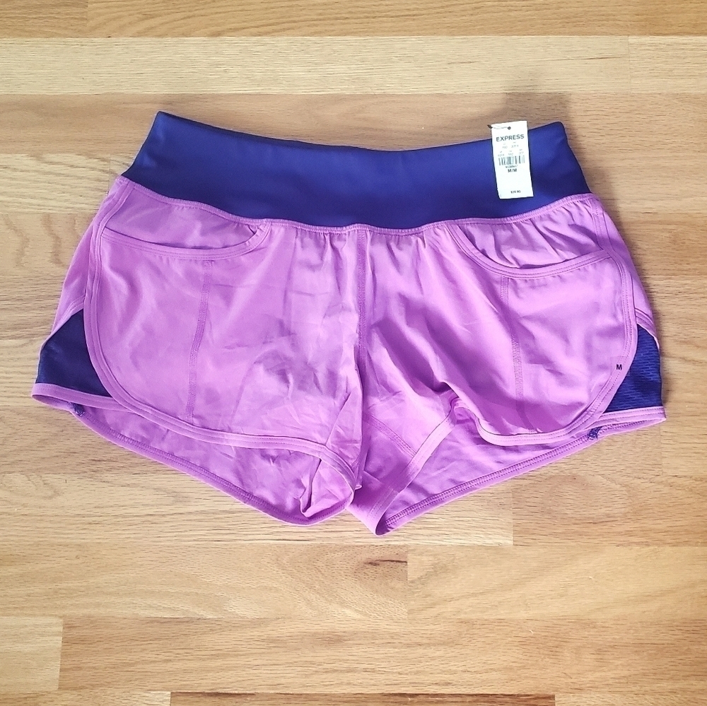 Express EXP Core Running Shorts NWT